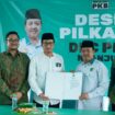 Proses Penetapan Pasangan Bakal Cabup dan Wabup Nganjuk oleh DPC PKB  (Foto : Ist)