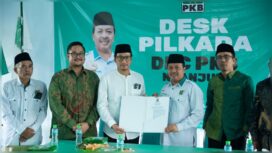 Proses Penetapan Pasangan Bakal Cabup dan Wabup Nganjuk oleh DPC PKB  (Foto : Ist)