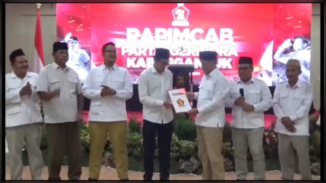 
					DPC Gerindra Nganjuk Tetapkan Pasangan Bakal Calon Bupati dan Wakil Bupati Gus Ibin dan Aushaf