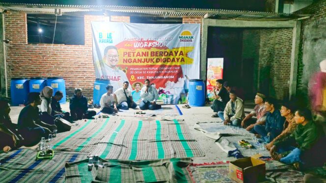 
					Aushaf Fajr Gelar Workshop Pupuk Organik untuk Petani Nganjuk